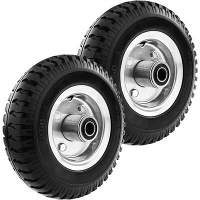 Solide Schubkarrenrad luftbereift 2-pack 70 Kg 8x2.5' 203x64 mm. Luftrad für Schubkarre und Image