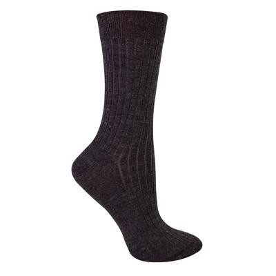 Damensocken aus Merinowolle | Steven | Dicke Outdoor-Stiefelsocken für Damen in Dunkelgrau Image