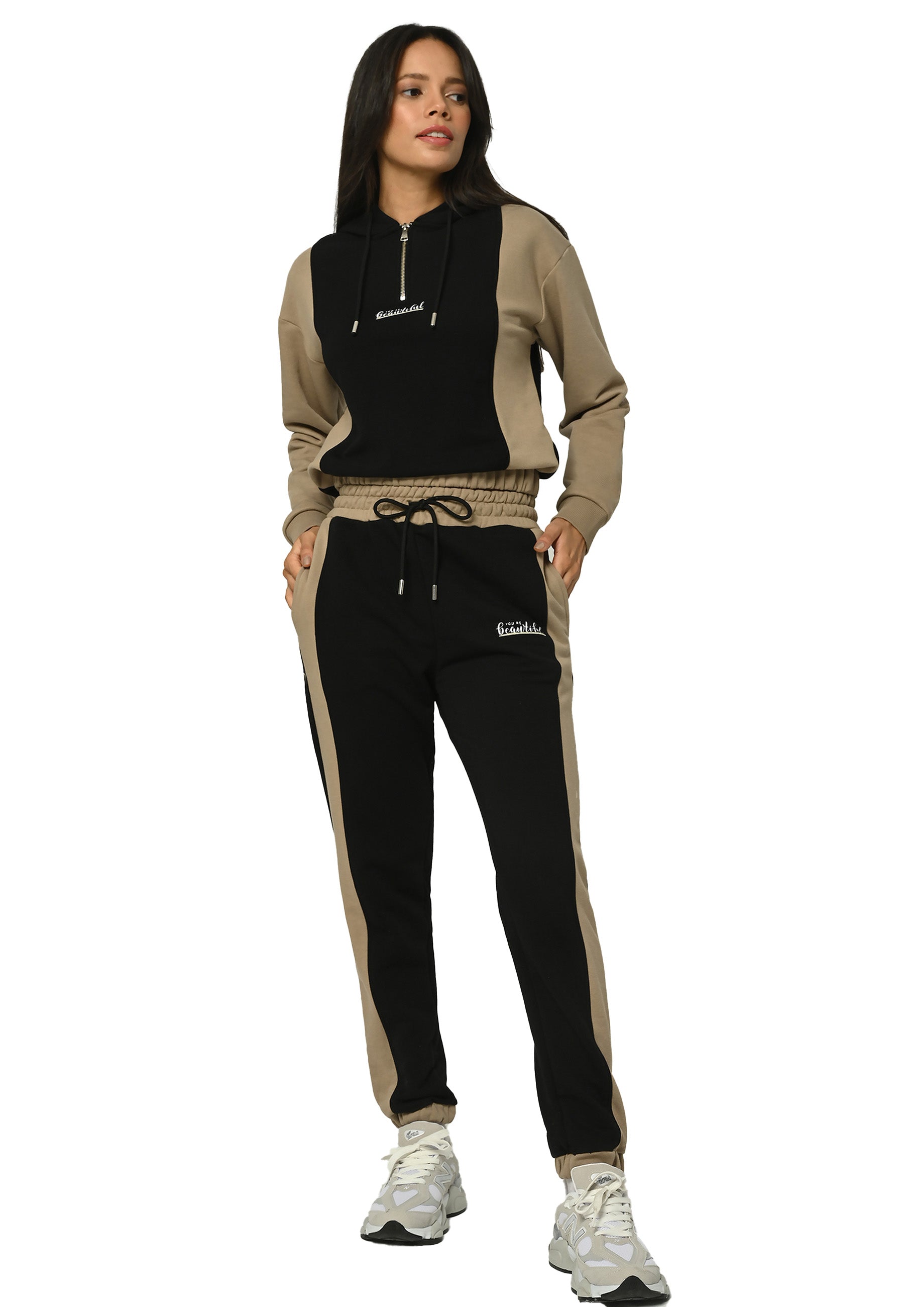 Tom Barron Damen-Trainingsanzug-Set Beautiful, bestickt, modern Image