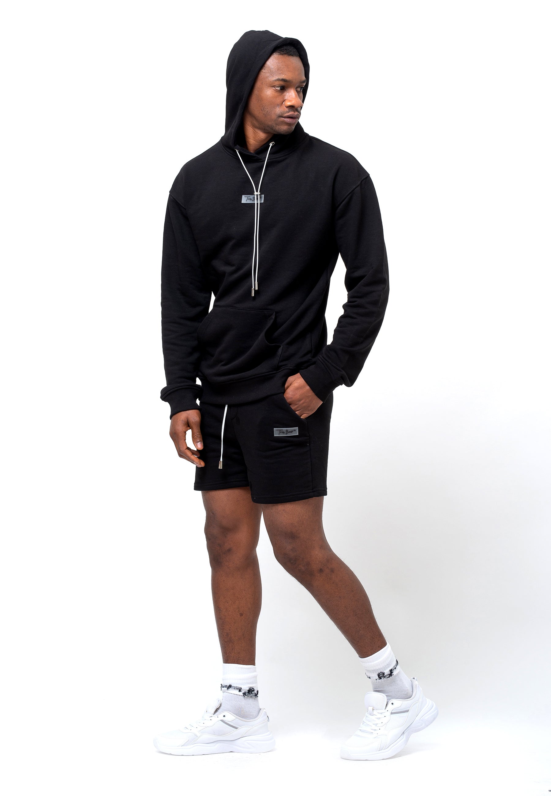 Tom Barron Herren Shorts Moderner Trainingsanzug-Set Image