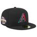 Men's New Era Black Arizona Diamondbacks 2001 World Series Team Color 59FIFTY Fitted Hat