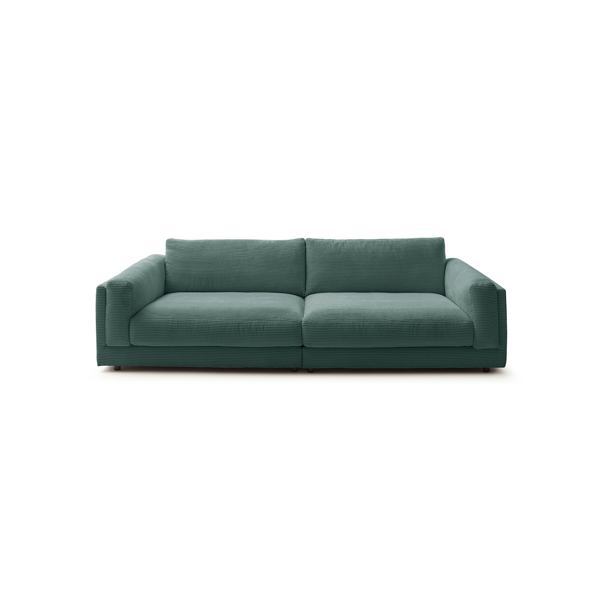 KAWOLA Big Sofa RAINA Cord smaragd Image