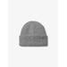 Michael Kors Ribbed Cashmere Beanie Hat Grey One Size