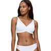 Minimizer-BH TRIUMPH "Amourette", Damen, Gr. 85, Cup C, weiß, Microtouch, Spitze, Obermaterial: 68% Polyamid, 32% Elasthan, unifarben, elegant, BHs, verkleinert die Brust optisch, Spitzenakzente