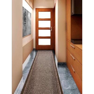 Läufer "Schmutzfangläufer MALAGA, Made in Belgium", braun, B:66cm H:6mm L:1300cm, Polypropylen (PP), PRIMAFLOR-IDEEN IN TEXTIL, Teppiche, Schmutzfangläufer, Schmutzfangmatte, meliert, gesteift, strapazierfähig, rutschhemmend Image