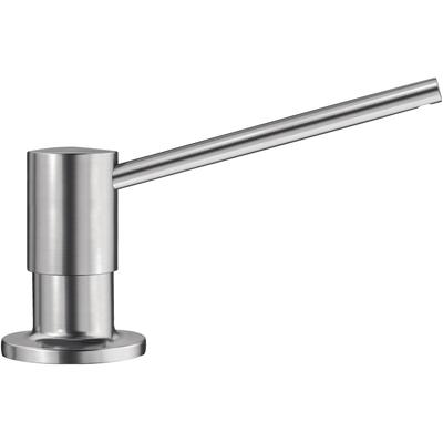 Spülmittelspender BLANCO "TORRE", silber (silberfarben), B:14cm H:28cm L:6cm, Edelstahl, Dosierspender, Edelstahl gebürstet Image