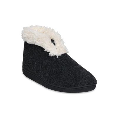 Women's Faux Wool Memory Foam Slipper Boot by GaaHuu in Black (Size S(5/6))