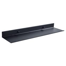 Ugreat - Tablette de salle de bain , Noir Salle De Bains Étagère En Aluminium Économie D'espace