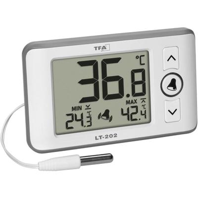 Digitales Profi-Thermometer mit Kabelfühler lt 202 Thermometer Weiß - Tfa Dostmann