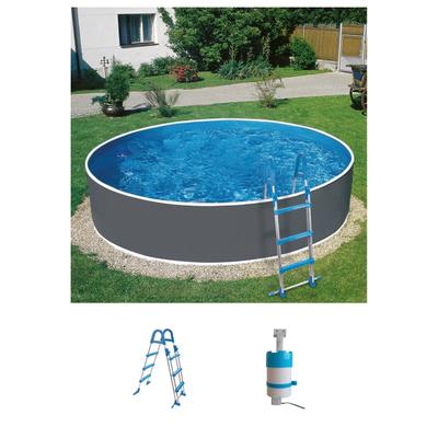 Rundpool MY POOL BWT "HYPE 1", grau, H:90cm Ø:360cm, Schwimmbecken, in verschiedenen Größen Image