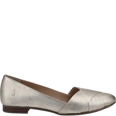 Hush Puppies - Damen Ballettschuhe "MARLEY", Metallic, Leder (Gold)