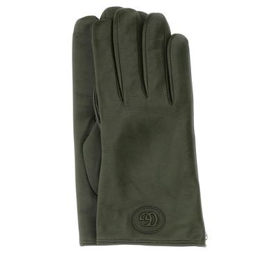 Military Nappa Leather Gloves - Green - Gucci Gloves