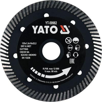 Yato - Diamanttrennscheibe Turbo Power ø 115 125 230 mm Beton Granit Stein +ø 125 mm (YT-59982) Image