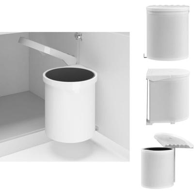 Mülltonnen & Abfalleimer - Living Küchen-Einbau-Mülleimer Kunststoff 12 l - Weiß Image