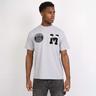 Mercier Mens Academy T-Shirt in Grey Cotton - Size Small | Mercier Sale | Discount Designer Brands