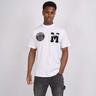 Mercier Mens Academy T-Shirt in White Cotton - Size Large | Mercier Sale | Discount Designer Brands