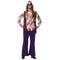 Cosplay Paare Faschingskostüme Cosplay Kostüm Halloween-Gruppenkostüme für Paare Erwachsene Herren Damen 1970er Disko Party Halloween Karneval Maskerade Einfaches Karnevalskostüm