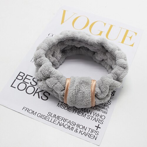 Spa-Stirnbänder aus Mikrofaser für die Hautpflege von Frauen zum Waschen des Gesichts, Entfernen von Make-up und mehr Image