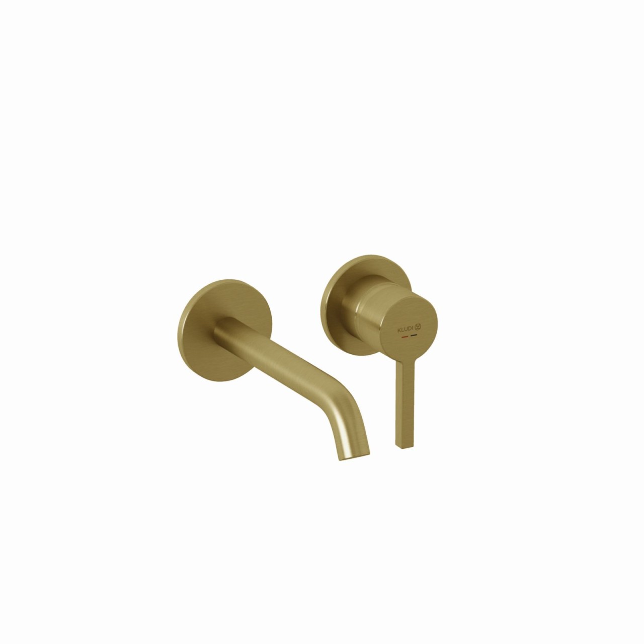 Kludi NOVA FONTE Pura Unterputz Waschtischarmatur 180 ohne Ablaufgarnitur Brushed Gold, 20244N015 20244N015 Image