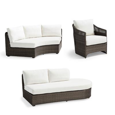 Palma Tailored Furniture Cover - Center Sofa, Sand - Frontgate