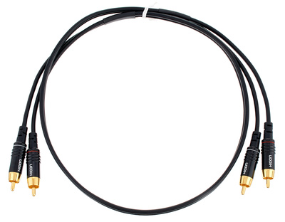 Sommer Cable Onyx Cinch / RCA Kabel 1,0