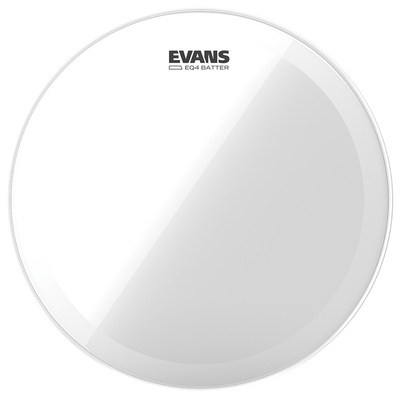 Evans EQ4 Clear 22" Bass Drum Fell transparent