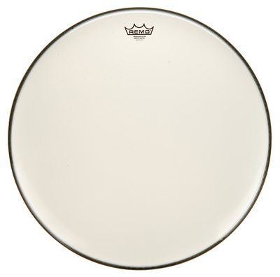 Remo 22" Ambassador weiß glatt