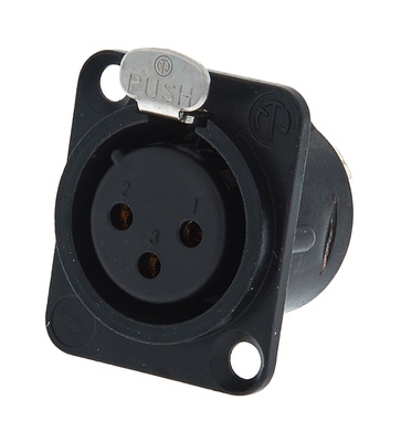 Neutrik NC3 FD-L1-B Buchse