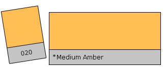 Lee Colour Filter 020 Med. Amber