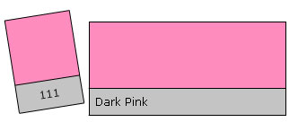 Lee Colour Filter 111 Dark Pink