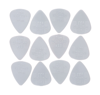 Dunlop Nylon 0,60 Standard Plektren 12 Stück