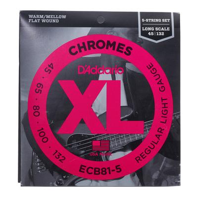 Daddario ECB81-5 Chromes Bass Saiten Satz
