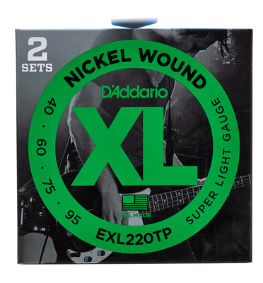 Daddario EXL220TP Saiten für E-Bass 2-er Set