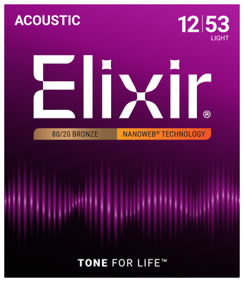 Elixir Nanoweb Light Saiten für Westerngitarre
