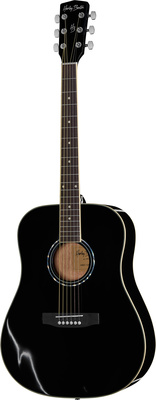 Harley Benton HBD120BK Westerngitarre schwarz