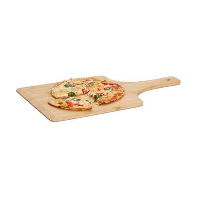 relaxdays Pizzaschieber XL Bambus braun