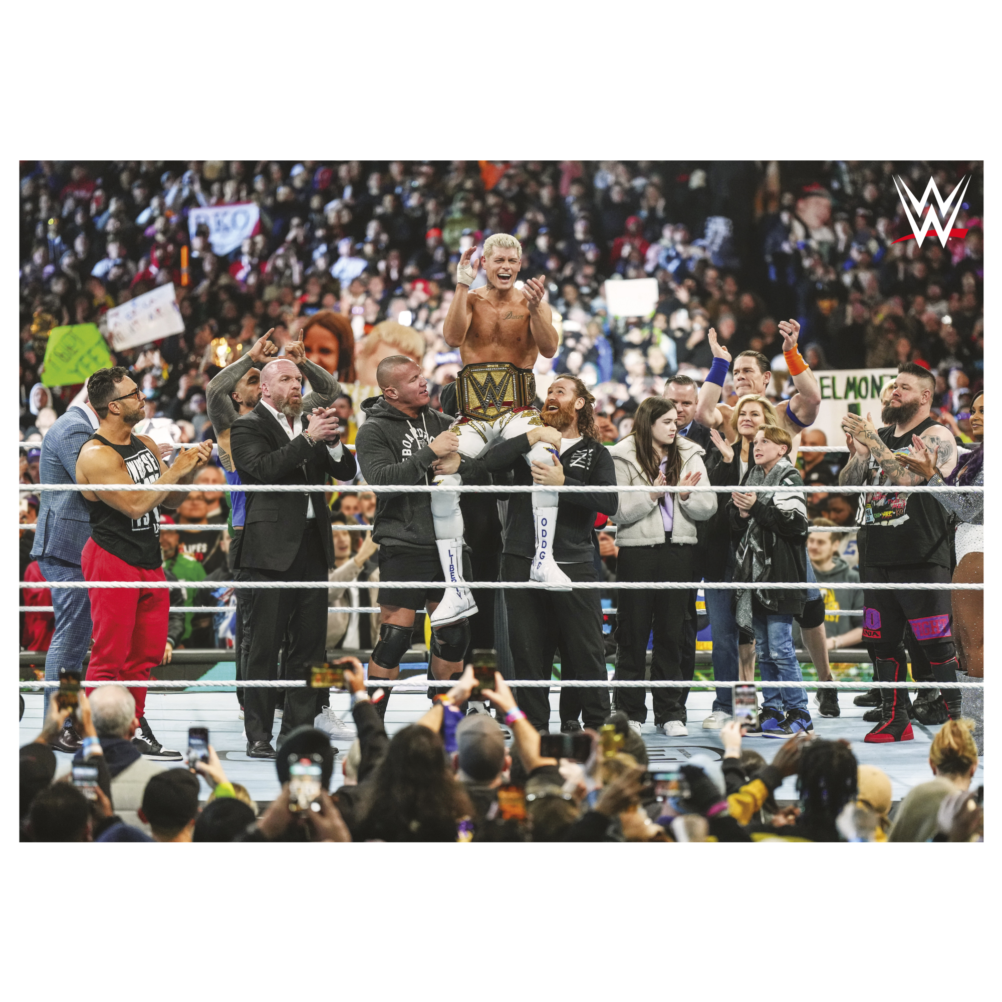 Cody Rhodes Championship-Gewinn-WrestleMania-Poster – ungerahmt A2 Image