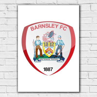 Wappendruck von Barnsley – ungerahmt A2 Image