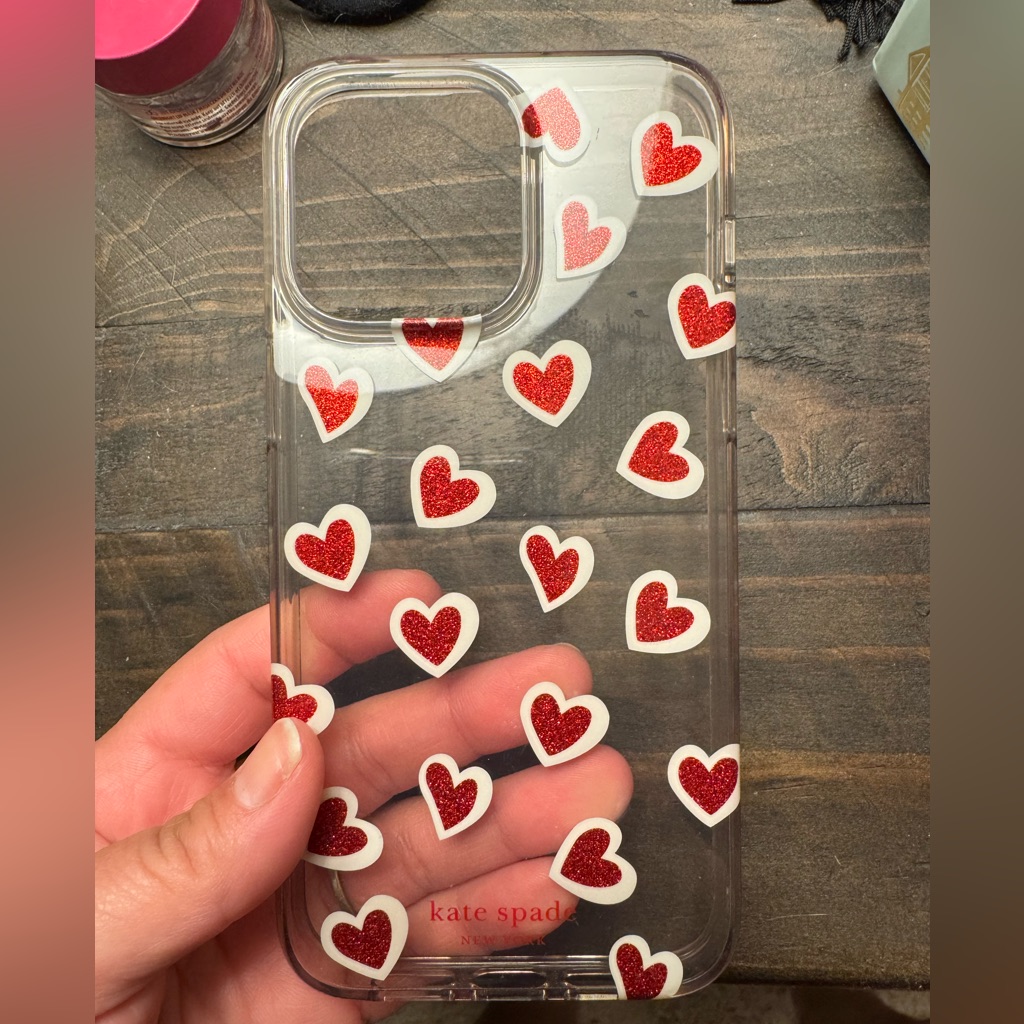 Kate Spade Cell Phones & Accessories | Kate Spade Heart Cellphone Case | Color: Red | Size: Os