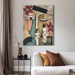 peinture à l'huile faite à la main de style Pablo Picasso peinture à la main de femmes Pablo Picasso peinture abstraite sur toile pour salon chambre décoration murale art Pablo Picasso fille peinture