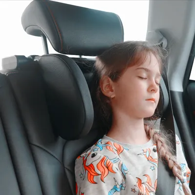 A05 High Quality Adjustable Both Sides Sleeping Cushion Head Neck Support Car pillow Seat Headrest