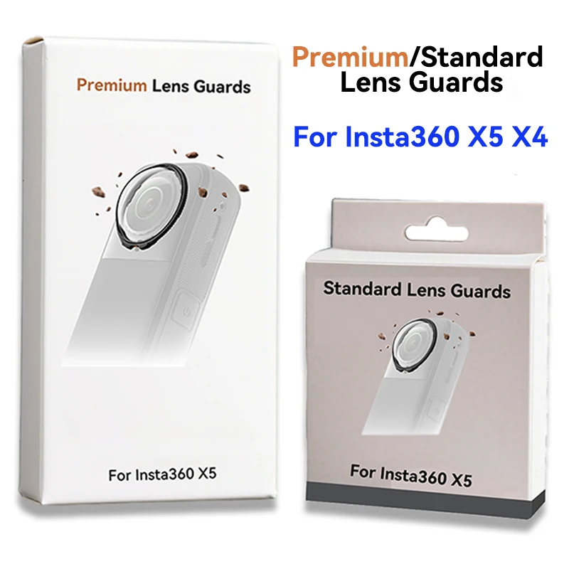 Objektivschutz für Insta 360 X5 X4 Kunststoff/Glasgehäuse Objektivschutzabdeckung für Insta360 X5 X4 Zubehör Image
