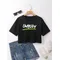 Jamaika nische Tanzhalle Fan Mode kurzes T-Shirt Damen druck Kurzarm Rundhals ausschnitt Damen Urlaub kurzes T-Shirt