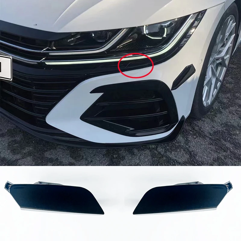 Für vw arteon sr Wassers prüh abdeckung Arteon Front stoßstangen gitter Teile Scheinwerfer Unter leg scheiben Zubehör Image