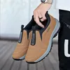 Outdoor-Wanderschuhe Herren Turnschuhe Winter Slip on Casual Herren Schuhe atmungsaktive Wildleder Schuh Anti-Rutsch-Wanderschuhe Schuhe
