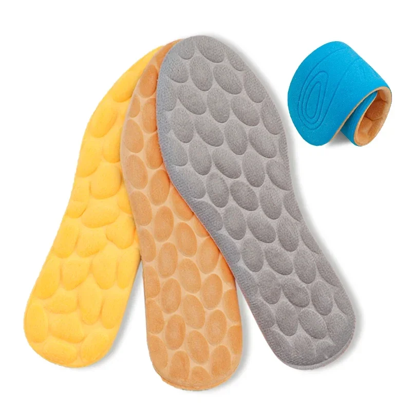 1 Paar Winter warme Baumwolle Einlegesohle für Schuhe Plüsch Schneeschuhe Thermos chuh einsätze Sport lauf Einlegesohlen Männer Frau Heizkissen Image