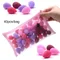 40 Teile/beutel Mini Make-Up Schwamm Schönheit Eier Mit Kosmetik Tasche Gesicht Make-up-Tools Set In Organizer Groß Großhandel Schönheit Werkzeuge