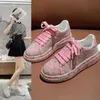 Herbst Leder Frauen Schuhe neuen Stil Mode rosa Plattform Schuhe ins Plattformen Turnschuhe Flut