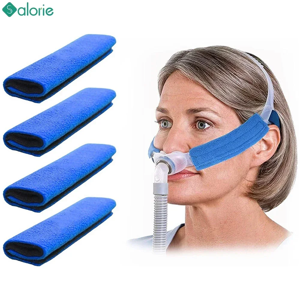 1/2/4/8PCS Cpap Stirnband Abdeckung Maske Abdeckung Gesicht Wildleder Gesicht Pad Schlaf Maske Kissen weiche Maske Zubehör für Gesicht Druckentlastung