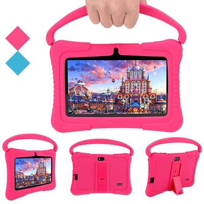 7 Inch Kids Education Tablet PC 2GB RAM32G ROM , Safety Eye Protection Screen, WiFi, Dual Camera , Games, Parental Lock, Study PC With Silicone Protect Case